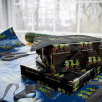 Subtle FDT Wrapping Paper Roll Frog Dinosaur Turtle Political Satire - Wonder Print Shop