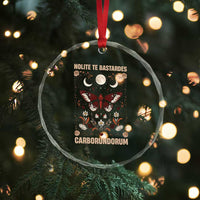 Subtle Feminist Crystal Glass Ornament Women's Rights Dont Let The Bastards Grind You Down TS10
