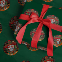Sugar Skull Mexican Christmas Wrapping Paper Roll - Wonder Print Shop