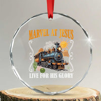 Summer VBS 2025 Crystal Glass Ornament Marvel at Jesus Live for His Glory Christian Bible Camp TS02