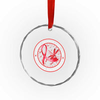 Support Educate Care Cure Crystal Glass Ornament HIV Awareness Month Gift TS12