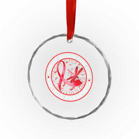 Support Educate Care Cure Crystal Glass Ornament HIV Awareness Month Gift - Wonder Print Shop