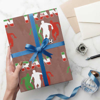 Supporting Iran Soccer Fan Wrapping Paper Roll Proud Persian Heritage Gift