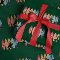 Surfboarder Wrapping Paper Roll Hawaii Wave Surfing Surfboard Lover Beach Surfer - Wonder Print Shop