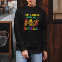 Funny Cinco De Mayo Sweatshirt Just Hanging With My Gnomigos Cinco De Mayo Gnomes - Wonder Print Shop
