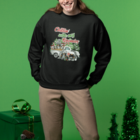 Gnome Christmas Sweatshirt Chillin With My Gnomies Xmas Truck - Wonder Print Shop