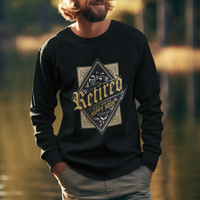 Retirement Sweatshirt I'm Retired Every Hour Is A Happy Hour - Wonder Print Shop