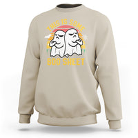 Funny Boo Sheet Sweatshirt Funny Halloween Boo Ghost Costume This is Double Boo Sheet - Wonder Print Shop