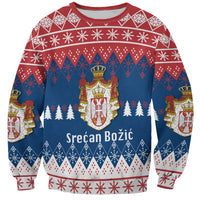 Serbia Christmas Srecan Bozic Ugly Pattern Sweatshirt - LT12