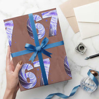 Swirl Effect Printed Six Seven Meme Wrapping Paper Roll Gen Z Alpha Gift
