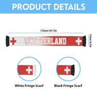 Switzerland 2026 World Football Soccer Scarf Go Champions