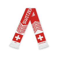 Switzerland Football Nations 2026 Soccer Scarf Sporty Pattern