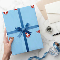 Switzerland Wrapping Paper Roll Vintage Retro Swiss Flag
