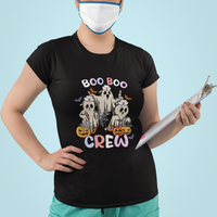 Halloween Nurse T Shirt Boo Boo Crew Ghost Halloween Costume Funny Nursing - Wonder Print Shop