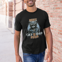 Cat Dad T Shirt Best Cat Dad Ever Cool Cat Lovers Father's Day Gifts for Cat Dad Cat Owner - Wonder Print Shop