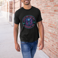 Valentine's Day T Shirt Love Me Like My Demons Do Skull Rose Aesthestic - Wonder Print Shop