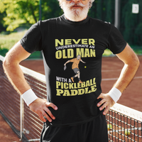 Pickleball Old Man T Shirt It's Weird Being The Same Age As Old People - Wonder Print Shop