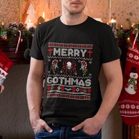 Merry Gothmas Goth Christmas Spider Skulls T Shirt - Wonder Print Shop