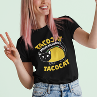 Funny Cinco De Mayo T Shirt Cinco De Mayo Tacocat Spelled Backward Is Tacocat Tacos Cat Lovers - Wonder Print Shop