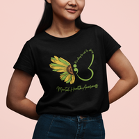 Mental Health Matters T Shirt Mental Health Awareness Butterfly Its Okay To Not Be Okay - Wonder Print Shop