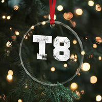 T8 Jersey Crystal Glass Ornament Concert Inspired Outfit Varsity Sports - Wonder Print Shop