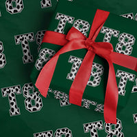 T8 Jersey Number Wrapping Paper Roll Y2k Leopard Number Concert Inspired Outfit Varsity Sports - Wonder Print Shop