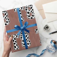 T8 Jersey Number Wrapping Paper Roll Y2k Leopard Number Concert Inspired Outfit Varsity Sports - Wonder Print Shop