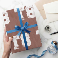 T8 Jersey Wrapping Paper Roll Concert Inspired Outfit Varsity Sports - Wonder Print Shop