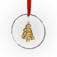 Taco Xmas Tree Crystal Glass Ornament Mexican Food Tacos Lover Xmas in Mexico TS02