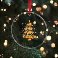 Taco Xmas Tree Crystal Glass Ornament Mexican Food Tacos Lover Xmas in Mexico TS02