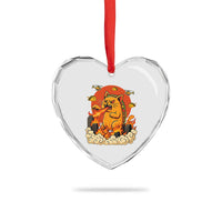 Tacocat Monster Heart Crystal Glass Ornament Funny Cats Taco Lovers - Wonder Print Shop
