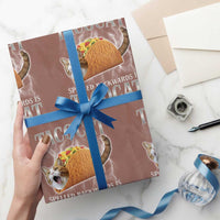 Tacocat Spelled Backwards Is Tacocat Wrapping Paper Roll Funny Cat Gift 90s Bootleg - Wonder Print Shop