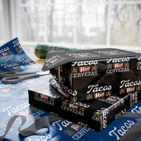 Tacos And Cervezas Wrapping Paper Roll Mexican Food Beer Humor