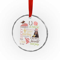 Talk Derby To Me Crystal Glass Ornament Horse Riders Ky Racing Day - Wonder Print Shop