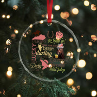 Talk Derby To Me Crystal Glass Ornament Horse Riders Ky Racing Day - Wonder Print Shop