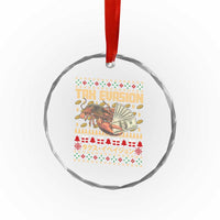 Tax Evasion Lobster Christmas Crystal Glass Ornament Funny Sarcasm Oddly Specific Meme - Wonder Print Shop