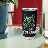 Funny Cat Dad Tumbler Cup Cool Cat Dads Club - Wonder Print Shop