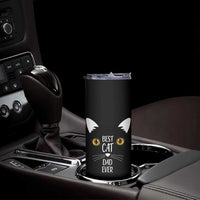 Funny Cat Dad Skinny Tumbler Best Cat Dad Ever Nutrition Fact - Wonder Print Shop