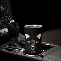 Funny Cat Dad Tumbler Cup Best Cat Dad Ever Nutrition Fact - Wonder Print Shop