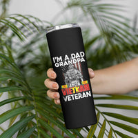 Vietnam Veteran Skinny Tumbler I'm A Dad Grandpa Patriotic Father - Wonder Print Shop