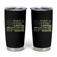 Proud Parents Tumbler Cup Awesome Like My Daughter Camouflage - Wonder Print Shop