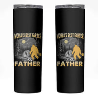Funny Bigfoot Dad Skinny Tumbler World's Best Farter I Mean Father - Wonder Print Shop