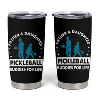 Pickleball Dad Tumbler Cup Father And Daughter Pickleball Buddies For Life - Wonder Print Shop