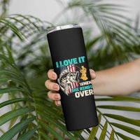 Funny Fishing Skinny Tumbler I Love It When She Bends Over Fisherman Fishing Rod - Wonder Print Shop