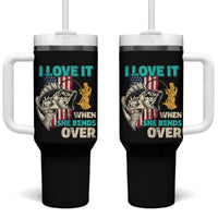 Funny Fishing Tumbler With Handle I Love It When She Bends Over Fisherman Fishing Rod - Wonder Print Shop