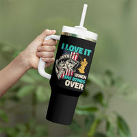 Funny Fishing Tumbler With Handle I Love It When She Bends Over Fisherman Fishing Rod - Wonder Print Shop