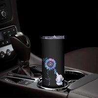 Suicide Prevention Awareness Skinny Tumbler Teal Purple Elephant Sunflower Stay Your Story Is Not Over - Wonder Print Shop