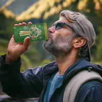 Irish Pride Celtic Cross 4 in 1 Can Cooler Tumbler In My Veins Flows The Blood Of Irish Rebels Ireland