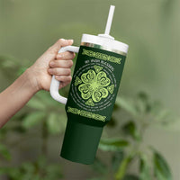 Irish Pride Celtic Shamrock Tumbler With Handle An Irish Blessing Lucky Wishes