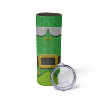 Funny Irish Nutrition Facts Skinny Tumbler Green Leprechaun Costume St Patrick's Day